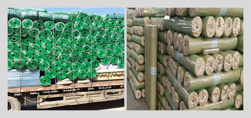 PVC Coated GI Wire Mesh package PVC Coated GI Wire Mesh package